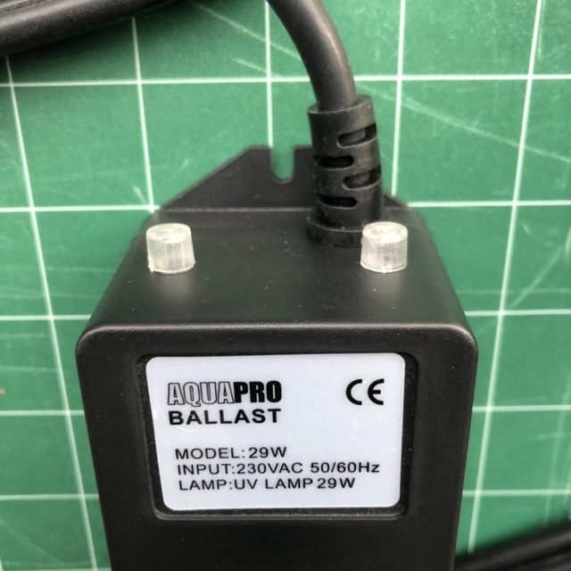 NGUỒN ĐÈN UV 29W AQUAPRO ⚡️ XẢ KHO ⚡️ - UV ADAPTER 29W - UV BALLAST 29W 220V/16A - 4 CHẤU DÀI 2M -  ĐÈN UV MÁY LỌC NƯỚC