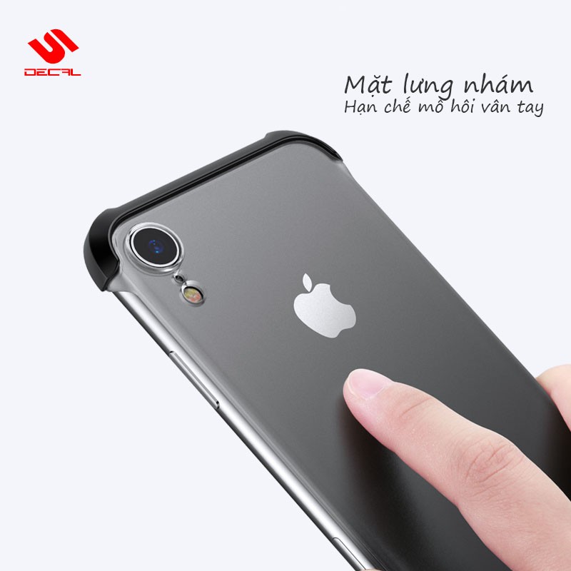 Ốp lưng XUNDD iPhone XS Max / XS / X / XR, Mặt lưng không bám vân tay, Mỏng nhẹ, Không viền