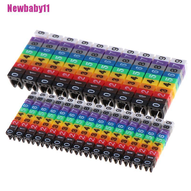 Set 11 Phụ Kiện Đánh Dấu Số / Dây Cáp 1.5 / 2.5 / 4 /