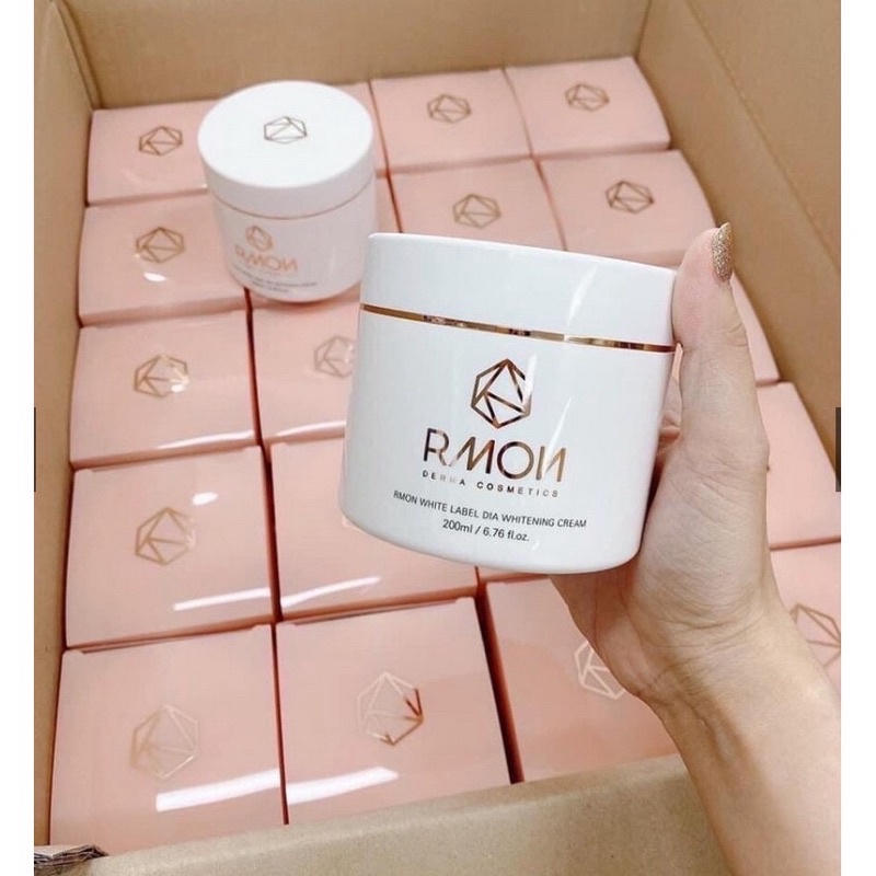 Kem Dưỡng Trắng Sáng Da Body Tế Bào Gốc Rmon White Label Dia Whitening Cream 200ml Hàn Quốc