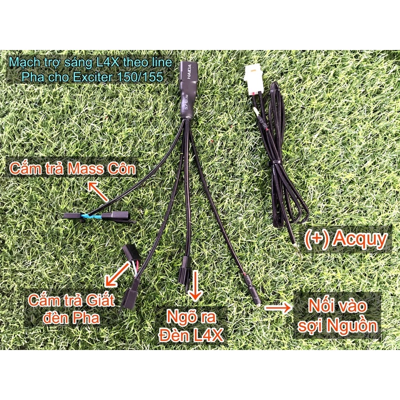Mạch Trợ sáng Đèn L4, L6, L4X sáng theo line pha cho Exciter 150/155