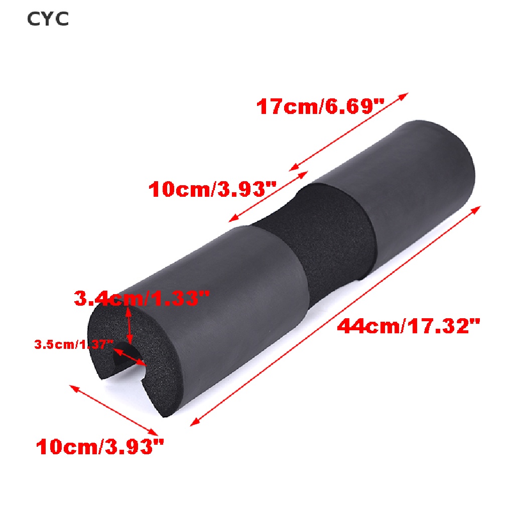 CYC Foam Padded Barbell Bar Cover Pad Weight Lifting Shoulder Back Support Protect  CY