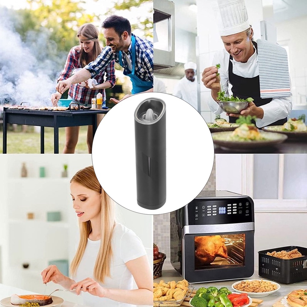 dụng cụ xay tiêu - Máy xay hạt tiêu bằng điện nhựa cho nhà bếp Nhà hàng cắm trại Đồ nướng Oxygen072 【không có pin】