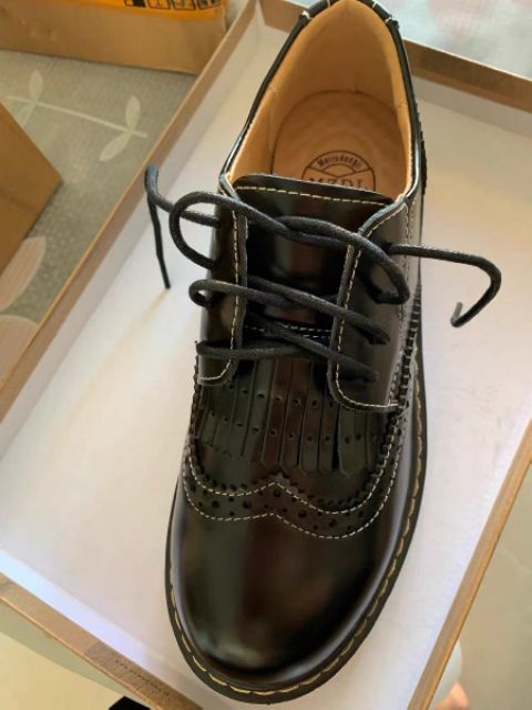 Giày da bò nữ Vintage