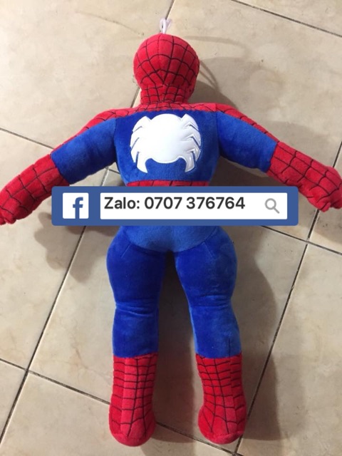 THÚ BÔNG SPIDER MAN,NGƯỜI NHỆN 1Mét Lông Nhung Cao Cấp,Siêu Mềm Mịn