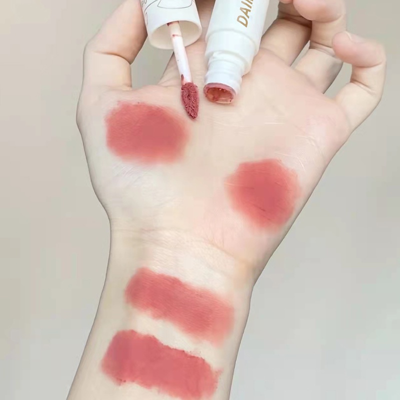 Son Kem Màu Nhung Lì Daimanpu nội địa trung Lâu Trôi Không Phai Màu Không Dính Cốc