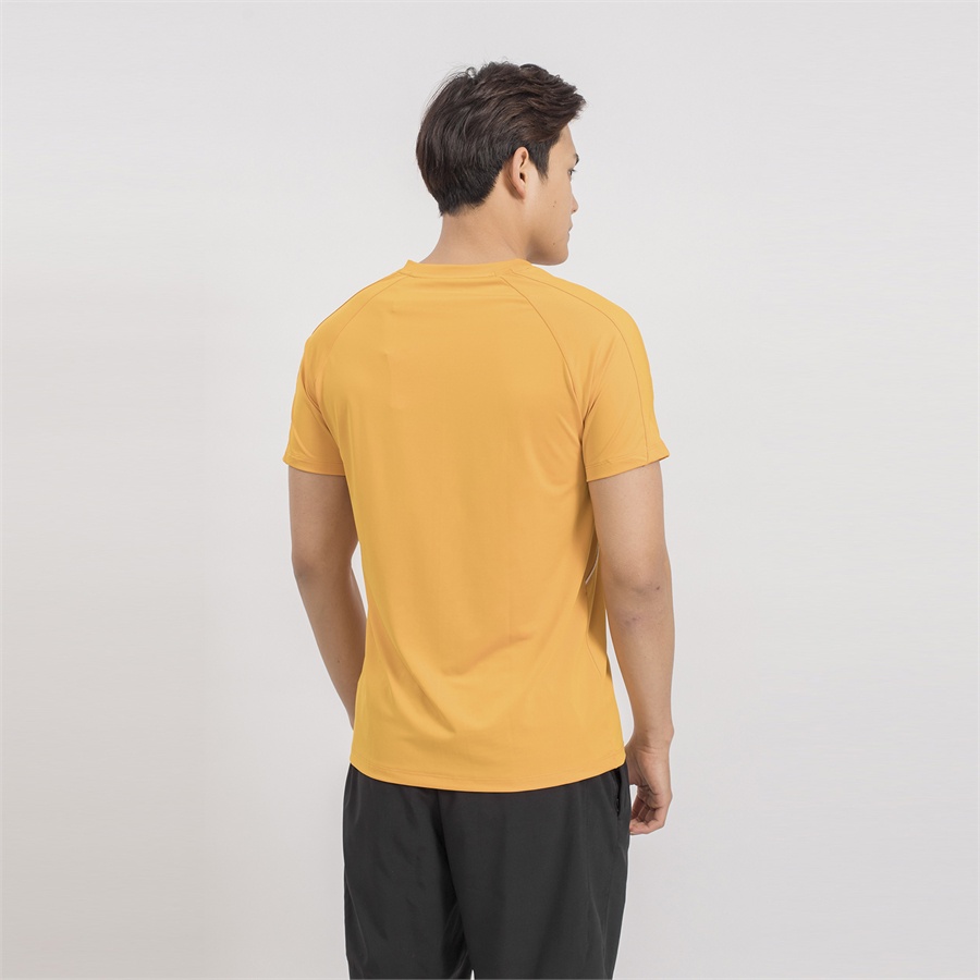Áo thun T-shirt nam cao cấp ARISTINO phom Slim fit, cổ tròn dệt bo rib, cotton mềm mại, thoáng mát - ATS013S9