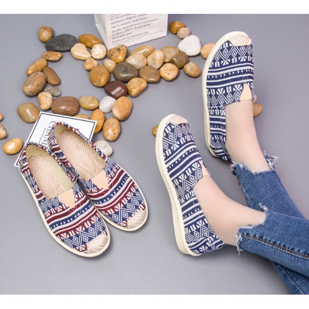 Giày vải slip on nhiều mẫu năng động, cá tính hottrend 2021 - T16