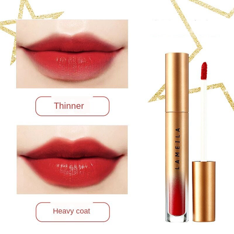 Son Lameila Velvet Lip Glaze nội địa Trung son lâu trôi son có dưỡng môi đẹp son học sinh