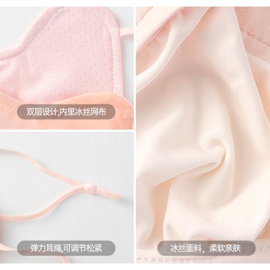 Khẩu Trang Cotton Chống Bụi Chống Tia UV Có Thể Giặt Và Tái Sử Dụng