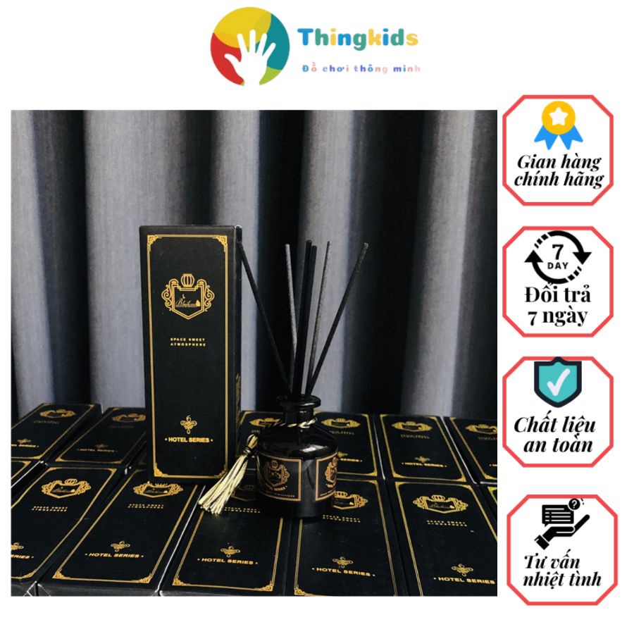 Tinh dầu thơm phòng tặng kèm thanh hoa khô tỏa hương - Thingkids
