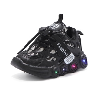 Giày Sneaker Đế Gắn Đèn Led Cho Bé