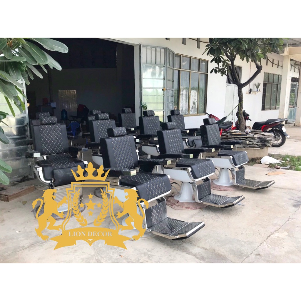 Ghế cắt tóc nam_Ghế barbershop_Ghế chuyên dùng cho cắt tóc cạo mặt ráy tai