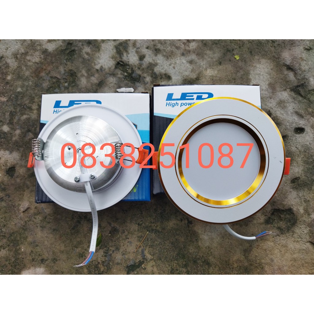 [ Den Led Am Tran ] Đèn Led Âm Trần led downlight 3 chế độ màu 7w - TĂNG PHÔ GẮN TRONG