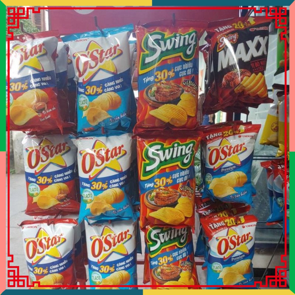 Bim bim snack củ khoai tây Ostar/Swing gói 63g ( Đại lý Ngọc Toản)