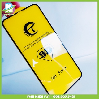 Kính cường lực iPhone full màn hình TF 9D cho iPhone 15 Pro Max/14 Plus/13 Mini/12/11 Pro Max/X/XR/XS Max/8/7/6