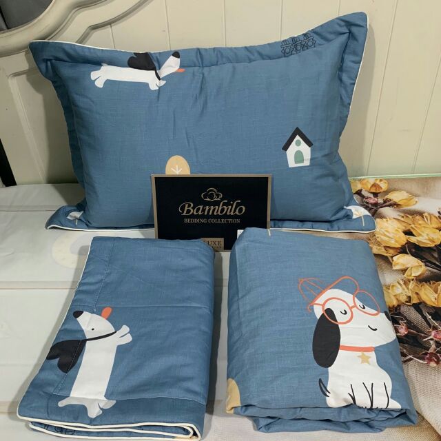 Set ga gối cotton bambiloo