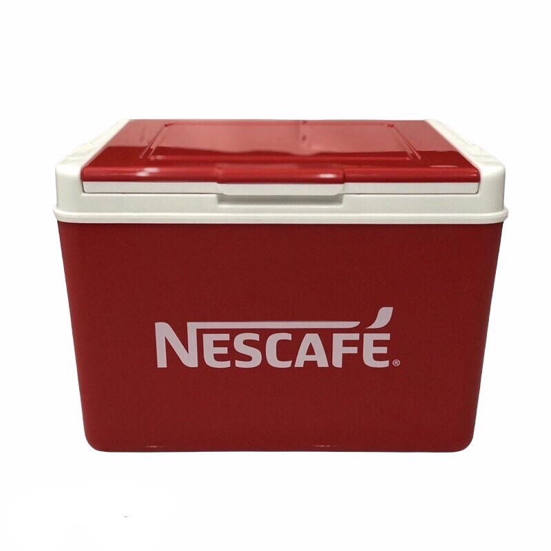 THÙNG ĐÁ VUÔNG GIỮ NHIỆT NESCAFE CAO CẤP - THÙNG LỚN 24L