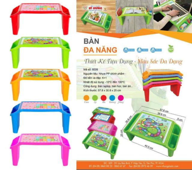 BÀN NHỰA ĐA NĂNG CHO BÉ VĨ HƯNG 6006 | BigBuy360 - bigbuy360.vn
