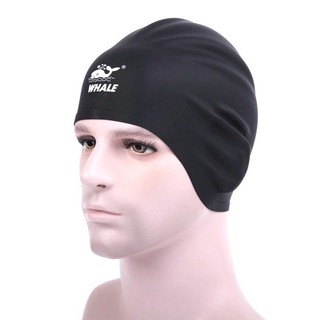 Mũ bơi che tai WHALE 3D SILICONE
