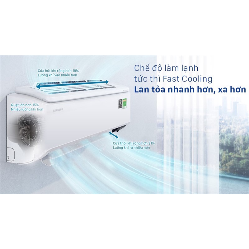 Máy lạnh Samsung Inverter 1.5 HP AR13TYHYCWKNSV 2020 - Điện Máy Tại Kho