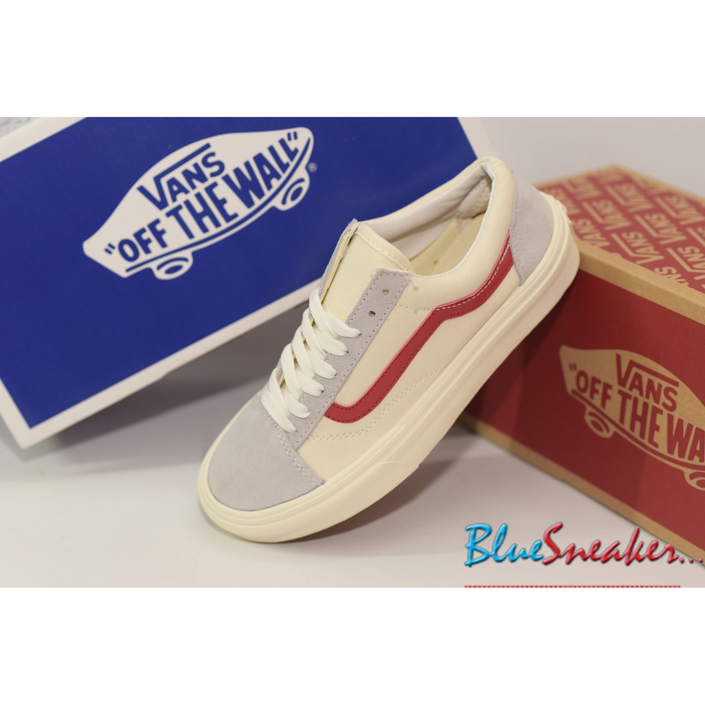 Giày Sneaker Vans Kelly Trắng Đỏ