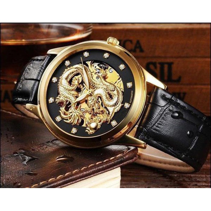 ĐỒNG HỒ RỒNG DÂY DA AUTOMATIC ST2S214