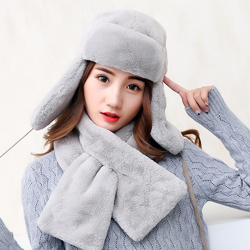 Chụp Tai Phối Lông Dày Dặn Giữ Ấm Mùa Đông