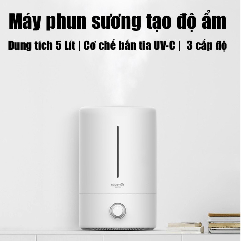 [SẴN] Máy Tạo Độ Ẩm Không Khí Deerma F628 Cao Cấp Máy Phun Sương Làm Ẩm Không Khí Máy Khuếch Tán Siêu Âm Văn Phòng VT268