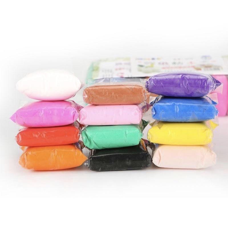 Set 12 đất sét Nhật Bản an toàn tạo hình thoả thích cho bé