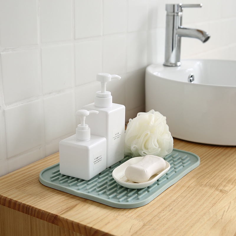 Thảm Lót Bàn ANAEAT Bằng Silicon Cách Nhiệt Dùng Để Nồi / Phơi Khô Chén Dĩa