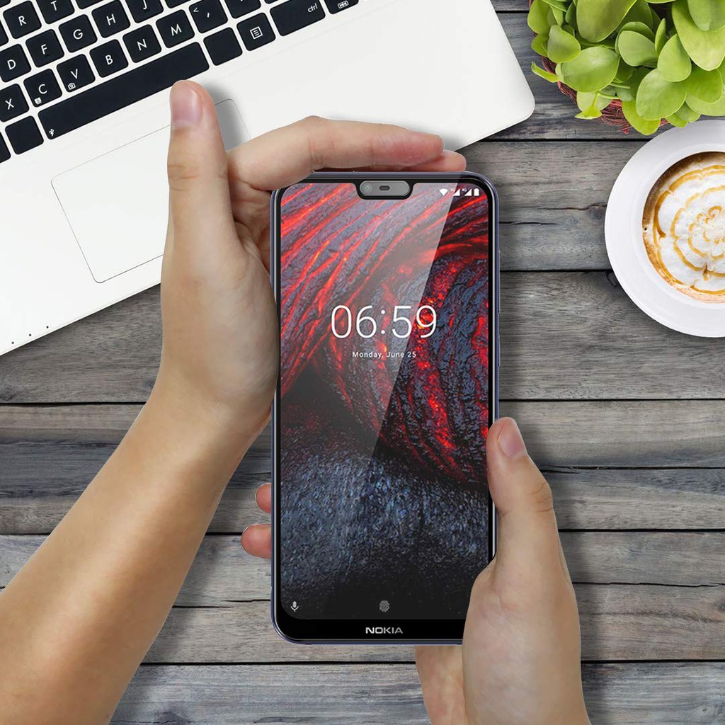 Bộ 2 miếng dán cường lực bảo vệ màn hình cao cấp dành cho Nokia 6.1 Plus 6.1+ 6.1Plus