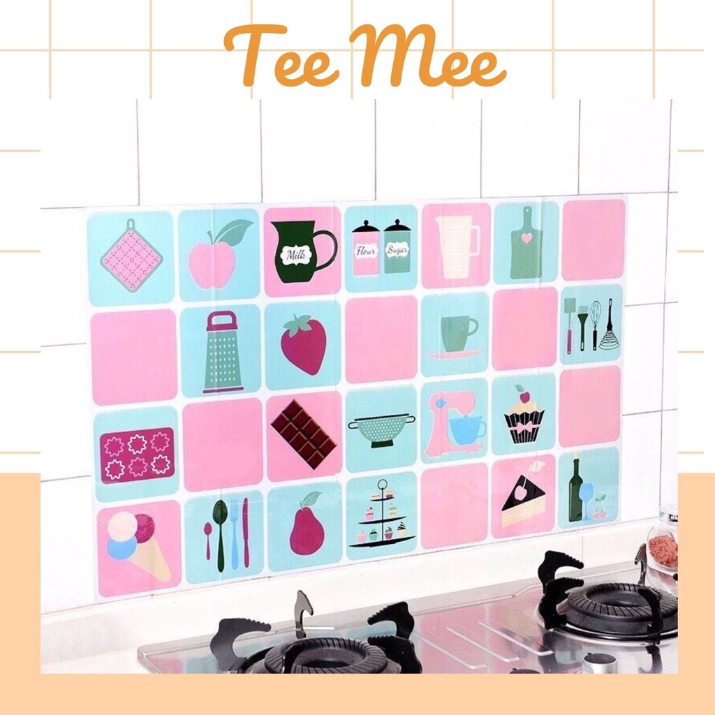 Giấy dán bếp cách nhiệt, chống dầu mỡ cao cấp (75x45cm)