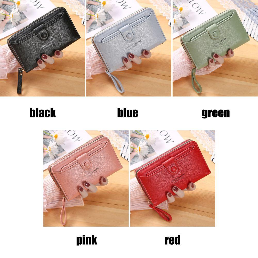 UUMIR Ví Dài Đựng Thẻ / Điện Thoại Thời Trang Hiệu Cartera Mujer Giá Đỡ