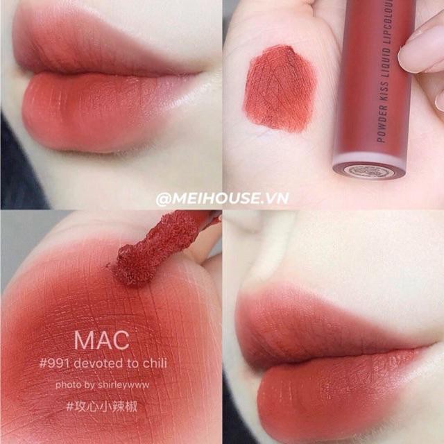 [CHÍNH HÃNG] Son Kem Lì MAC Powder Kiss Liquid Lipcolour, Son Mac Kem Full Size 5ml | BigBuy360 - bigbuy360.vn