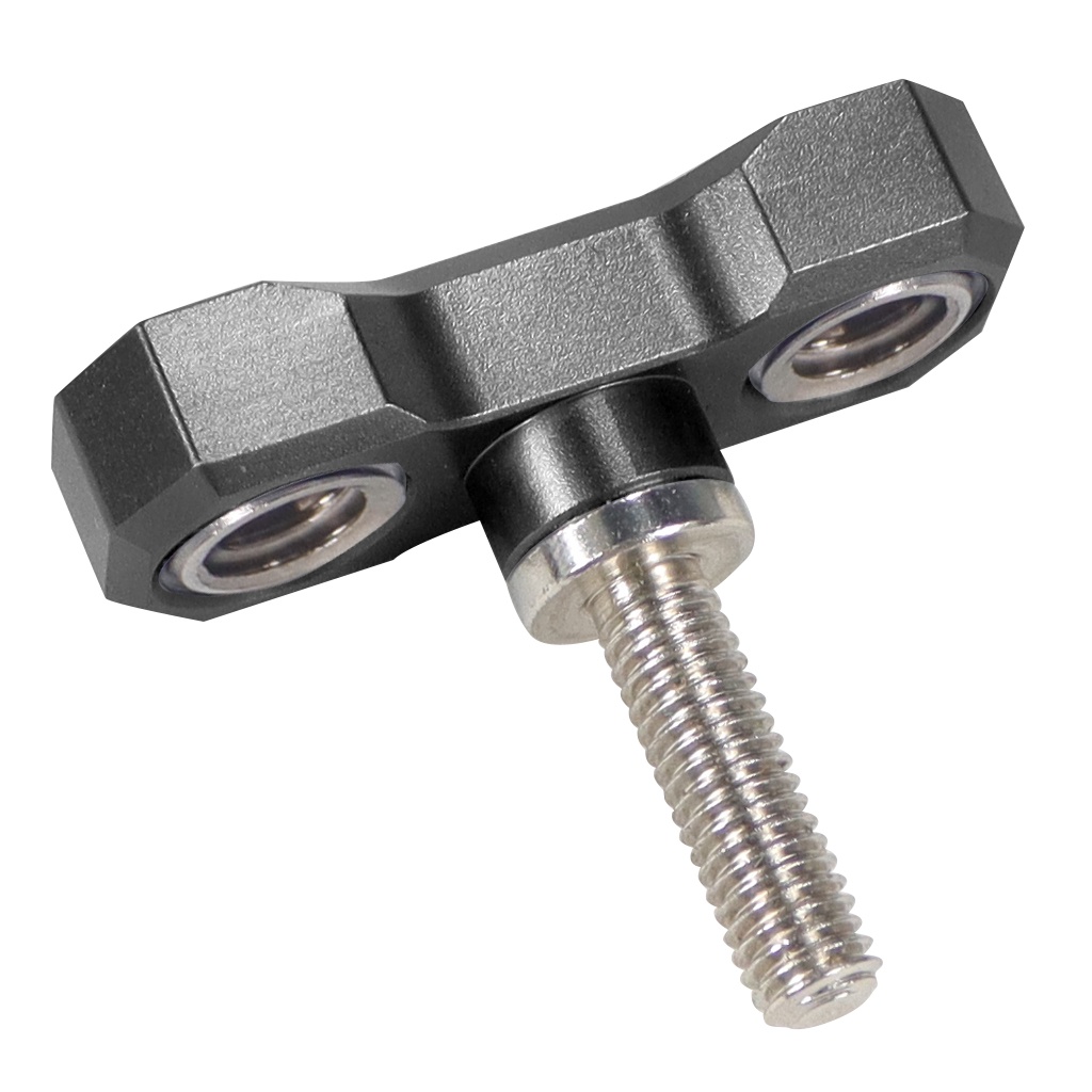 Ốc Vít Điều Chỉnh Góc 3 / 8 Sang 1 / 4 Bằng Hợp Kim Nhôm Mạ Niken M5 * 17MM Chuyên Dụng