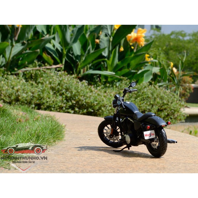 Xe mô hình mô tô Harley Davidson Sportster Iron 883, tỉ lệ 1:12