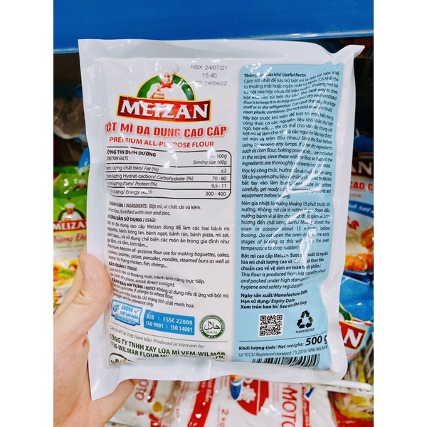 BỘT MÌ MEIZAN 500G