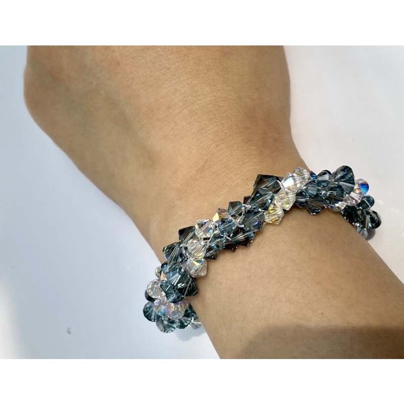 Lắc tay pha lê Swarovski handmade kiểu Nhật