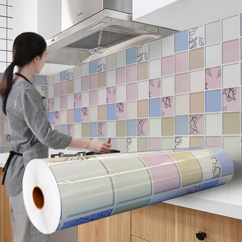 Giấy Dán Tường Chống Nước Chịu Nhiệt Cao Dày Dặn Cho Nhà Bếp