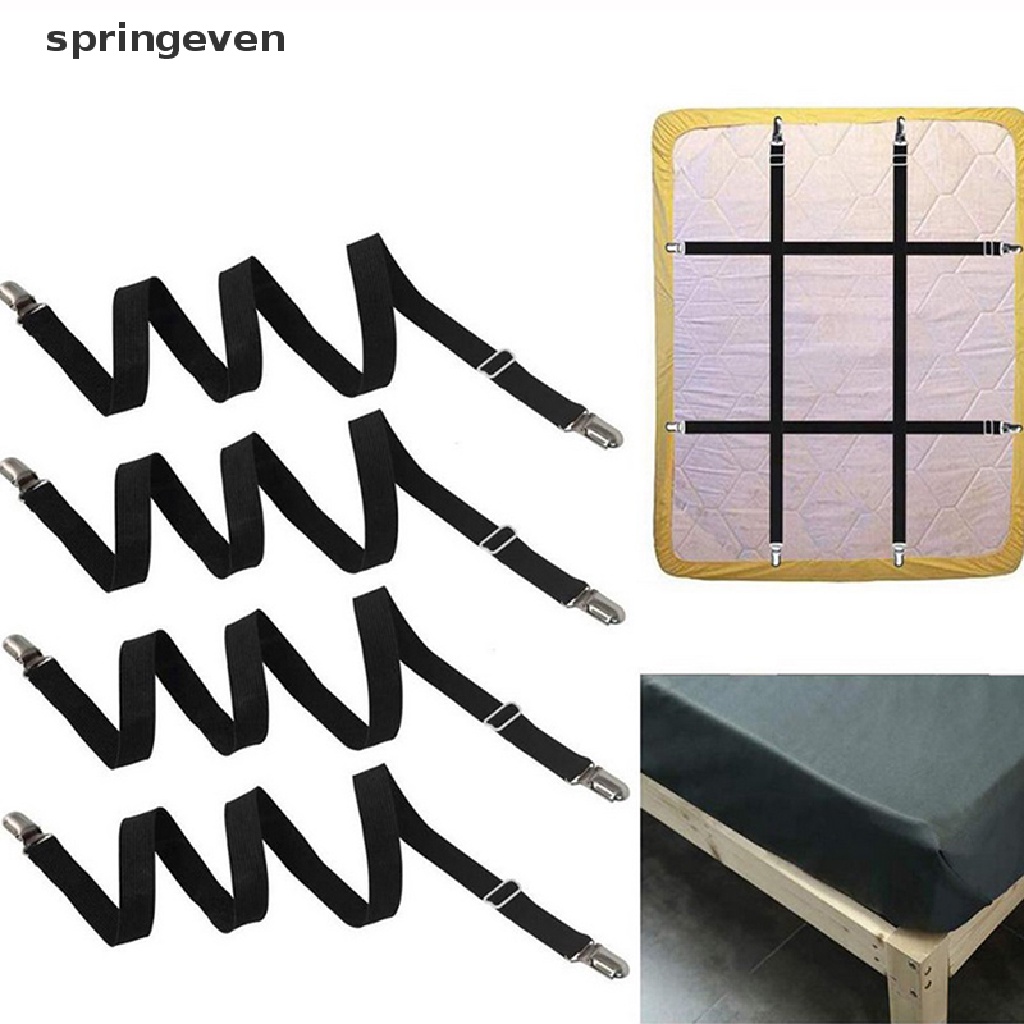 Set 2 kẹp giữ cố định góc ga giường co giãn có thể điều chỉnh