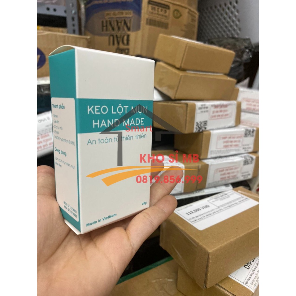 Keo lột mụn đầu đen dạng gel miếng dán lột mụn mũi handmade làm sạch sâu hỗ trợ giảm mụn cho vùng mũi