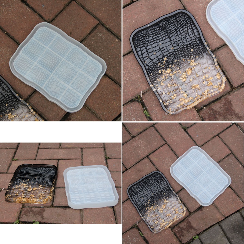 Khuôn Silicone Tạo Hình Da Rắn / Ấm Trà Làm Khay Đựng Trái Cây Trang Sức Tiện Dụng