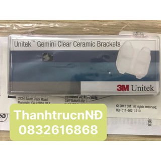 Bộ mắc cài sứ gemini clear 3m unitek, hệ mbt, 117-100