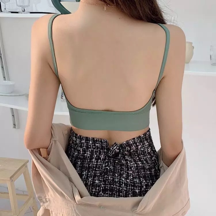 Áo Ngực Chữ U Không Đường May Chất Liệu Co Giãn Thoải Mái