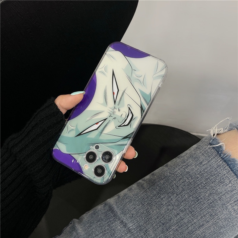 Ốp Điện Thoại Dẻo Trong Suốt Họa Tiết Hoạt Hình Dragon Ball Frieza Son Goku Cho IPhone14 Plus Pro Max 13 12 11
