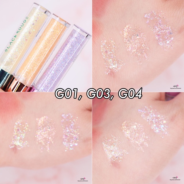 Nhũ Mắt Black Rouge Pearlvely i Glitter