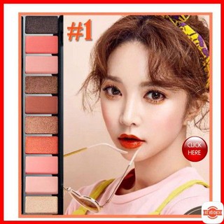 Bảng 10 màu phấn mắt fashion lameila - bt97