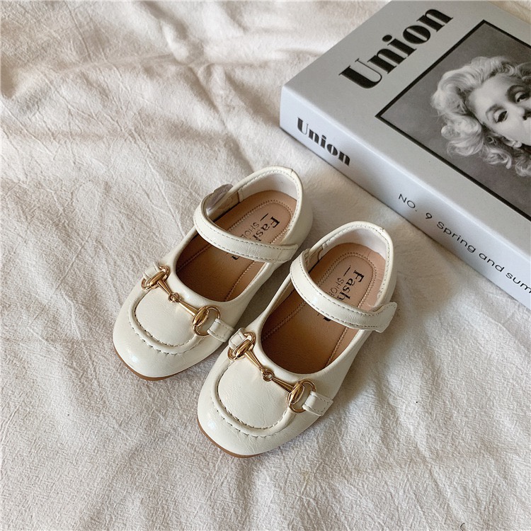 Giày Búp Bê Da Mềm  Kiểu Dáng Đáng Yêu Cho Bé Gái 2-16 Tuổi A359