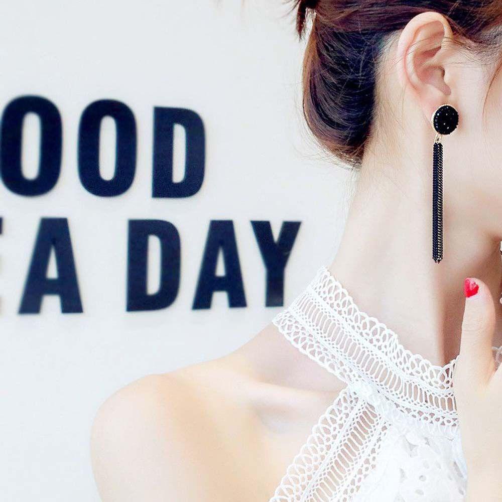 Bông Tai Dáng Dài Phối Tua Rua Sáng Tạo Thời Trang Dự Tiệc 2Life|Trang Sức Vòng Cổ